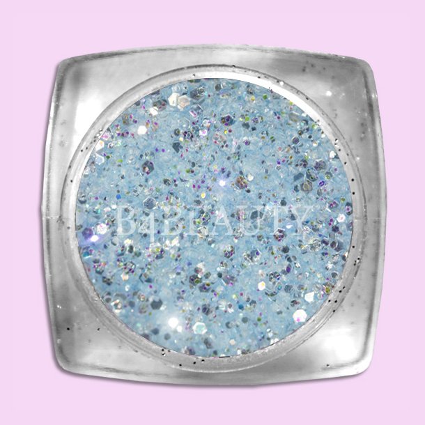 Cutie Baby Blue 2 Chom Mirror Glitter Cutie Baby Blue 2 Chrome Mirror Glitter